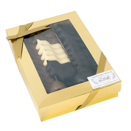 Dala horses in Chocolate Box