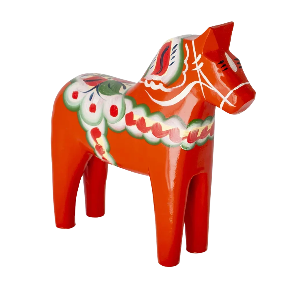 Dala horse red Nils Olsson – Leksands Knäckebröd
